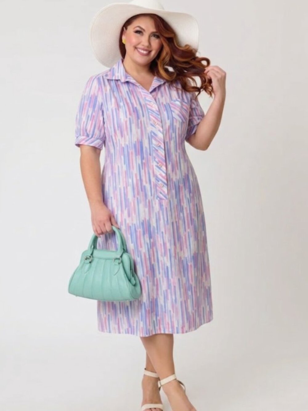 Vintage ‘80s pastel dress